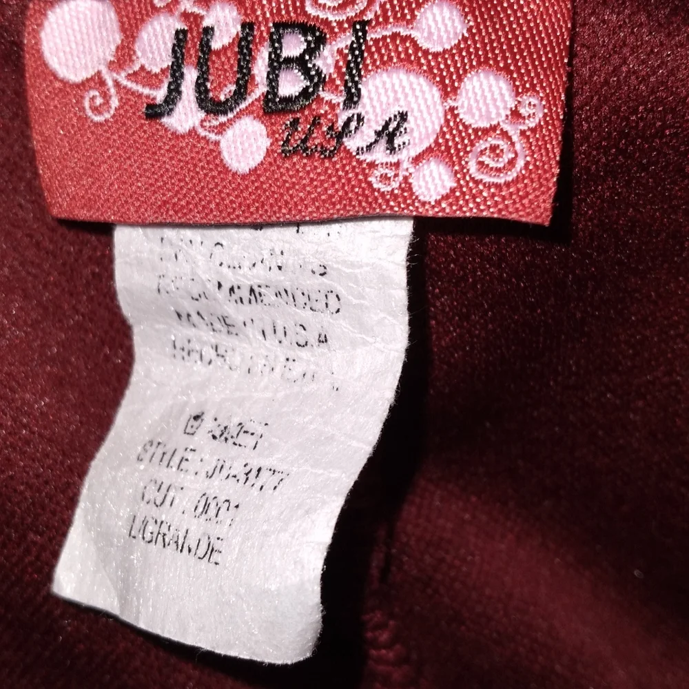 Jubi USA maroon red maxi skirt - Picture 3 of 6